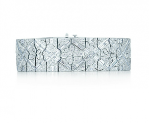 Tiffany Diamond floral bracelet in platinum - The Great Gatsby collection.PNG